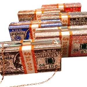 Diamond Bling Money Bag Only